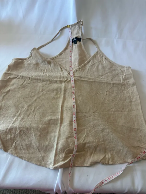 Lulus Women’s medium razorback beige summer tank - Image 5