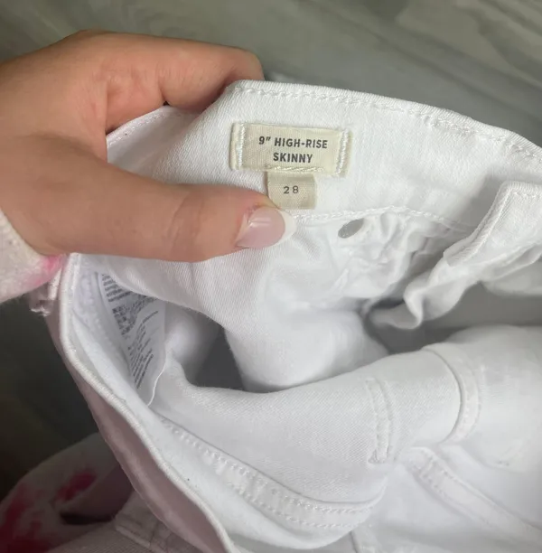 Madewell White Jeans Size 28 - Image 4