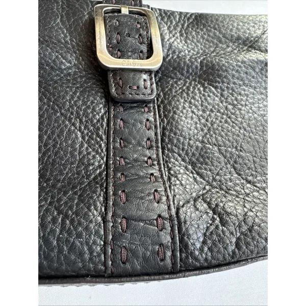 Vintage COLE HAAN Bag Black Pebbled Leather Soft Pebbled Leather Clutch - Image 8