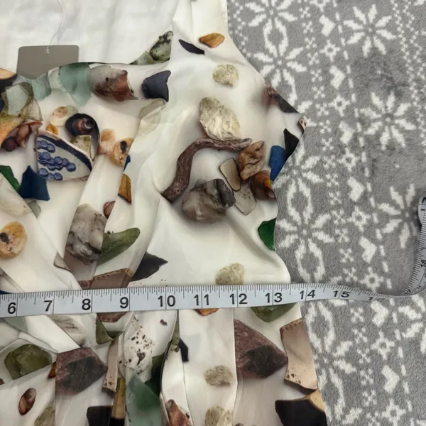 NWT Anthropologie Meadow & Rue Beach Treasures Dress Beachy Flowy‎ Preppy Size 2 - Image 11