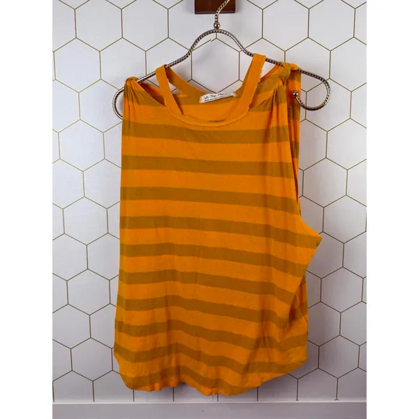 We The Free Free People Twist Sleeveless Tank Top Tangerine Orange - Size - Medium - NWT - Image 6