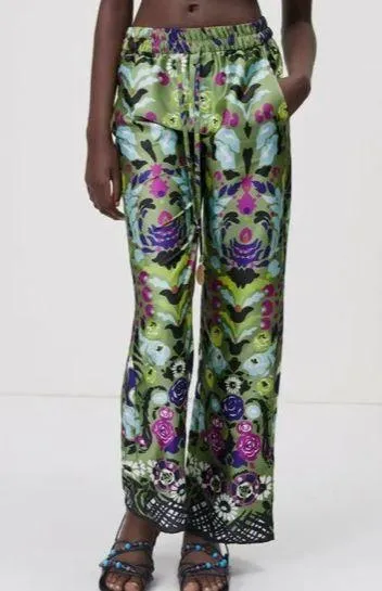 ZARA Flowy Printed Straight Pant NWT - Image 11