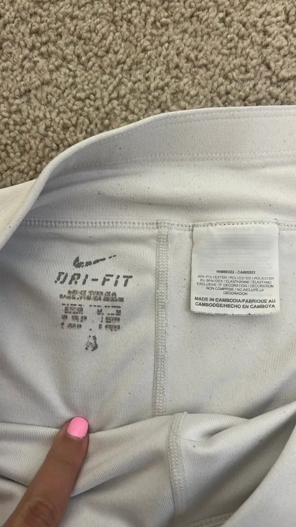 nike white tennis skirt - Image 5