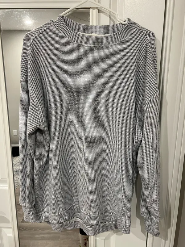 Grey Aerie Crewneck Sweatshirt Oversized - Image 2