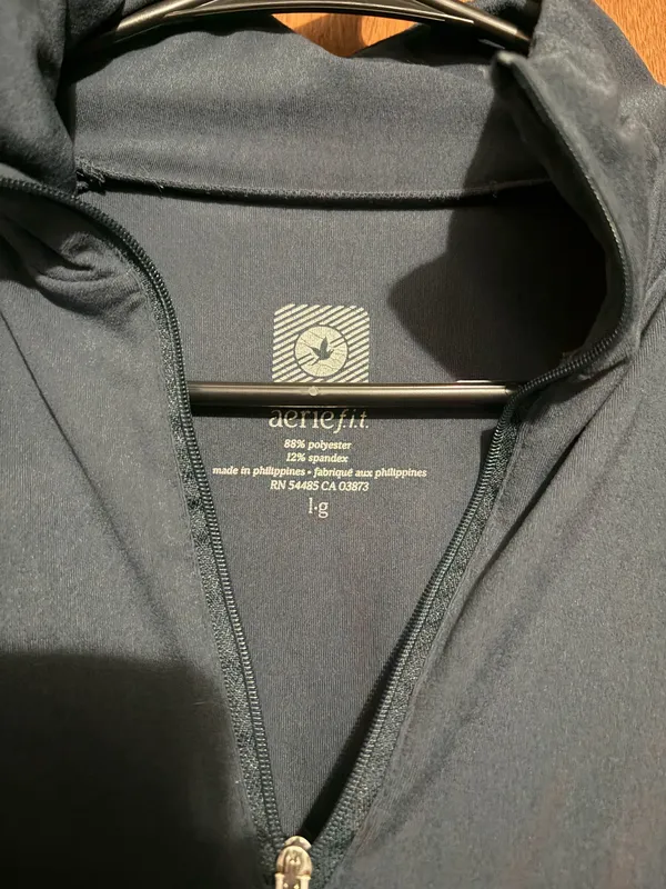 Aerie Blue and Purple Quarter-Zip - Image 2