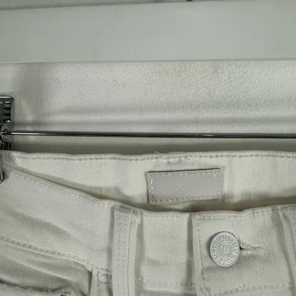 Mother Denim‎ The Tripper Ankle Fray Unfairest of Them All White Jeans Womens 24 - Image 5