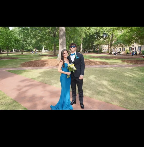 Alexandra’s Boutique / La Femme Prom Dress Teal Size 2 - Image 5