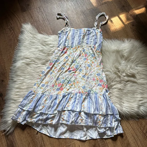 ANTHROPOLOGIE Maaji Backyard Spell Cutout Floral Reversible Mini Dress - Image 3