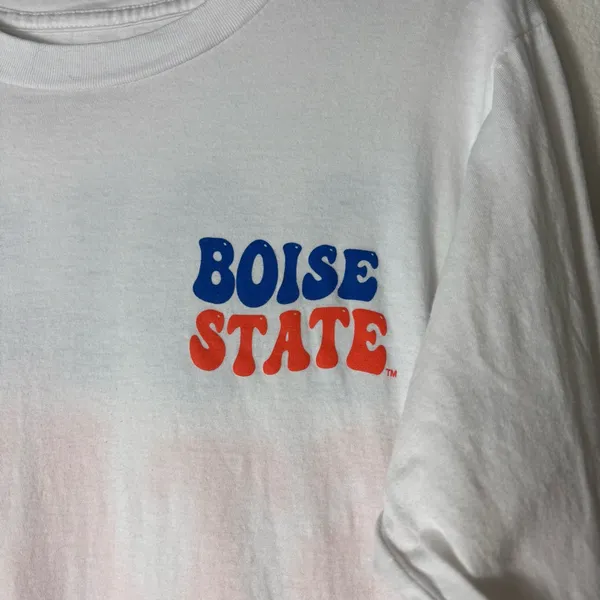 Boise State University Long Sleeve Tee White Ci Sport M - Image 2