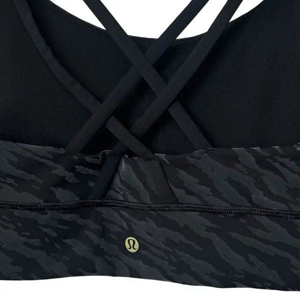Lululemon Lunar New Year Energy Longline Sports Bra‎ Black Leopard Athletic 12 - Image 7