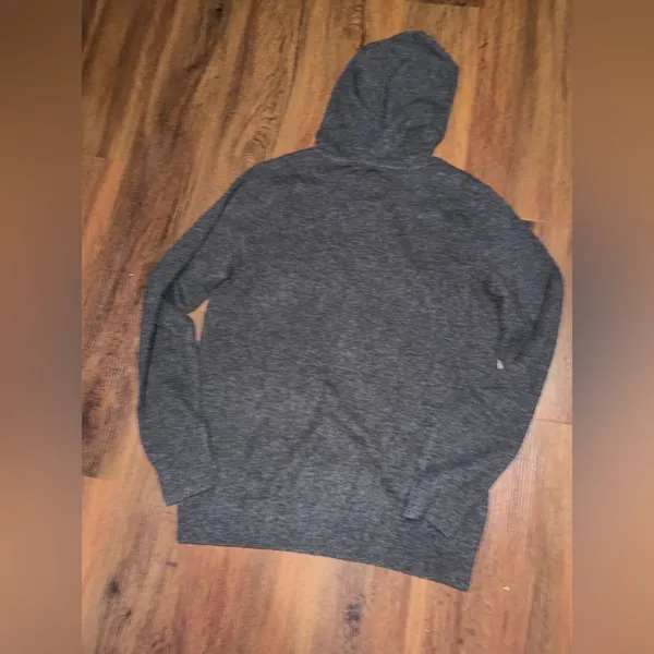Nwt quince Mongolian Cashmere Full-Zip Hoodie $120 S spring charcoal knit casual - Image 11
