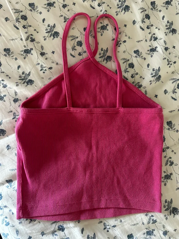 ZARA Like new hot pink halter top - Image 2