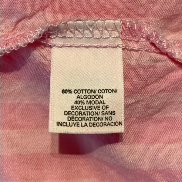 Victoria’s Secret Iconic Pink Striped Button Down Sleep Shirt - Image 15