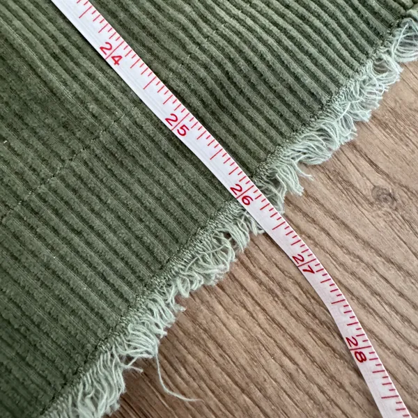 ZARA Frayed Green Corduroy Jacket - Image 5