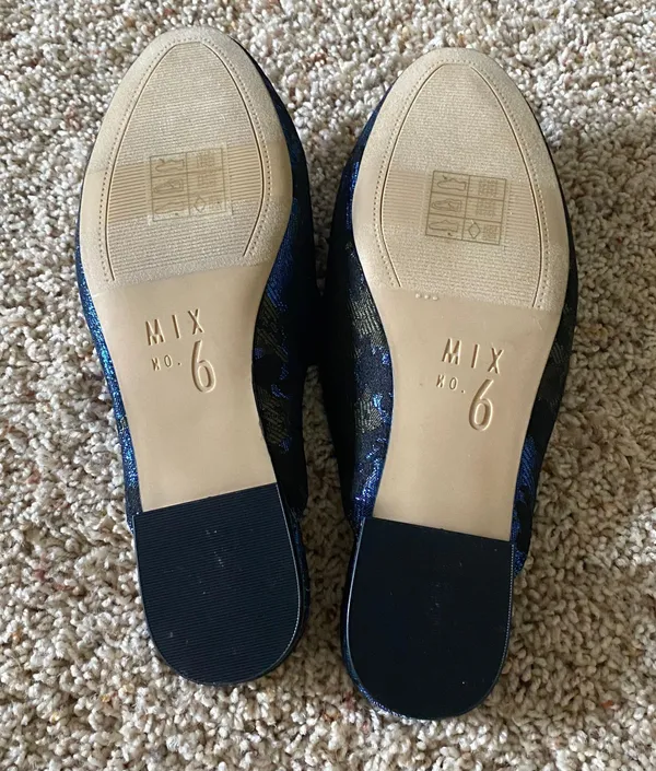 Sparkly Patterned Mules - Image 11