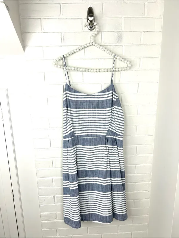 Old Navy Striped Cotton Summer Dress Size L - Image 2