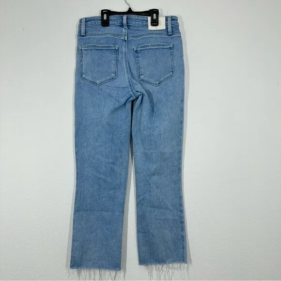Paige Women's‎ Size 26 Denim Jeans Cindy Raw Hem Light Wash High Rise Classic - Image 6