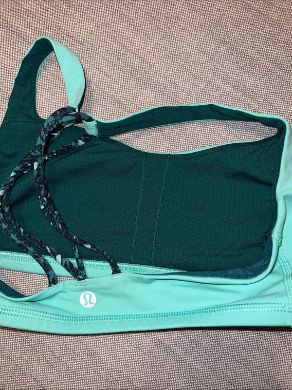 lululemon athletica Mint Green Strappy Sports Bra - Image 6
