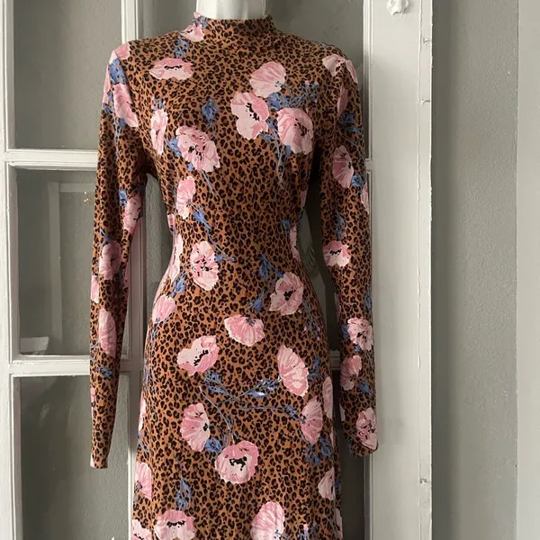 Free People Retro Romance Mixed Print Long Sleeve Dress - Image 10
