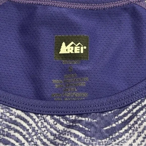 REI Purple Reflective Athletic Long Sleeve Hiking Camping Outdoors Comfort S - Image 8