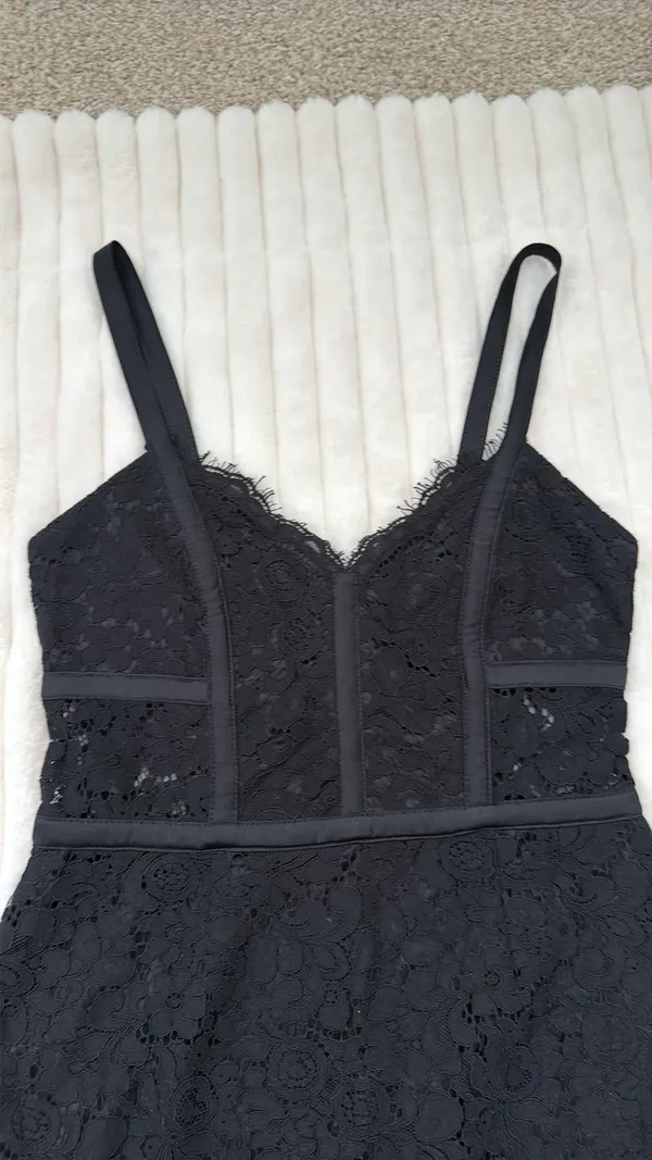 Express Black Corset style Cocktail Dress size 2 - Image 3