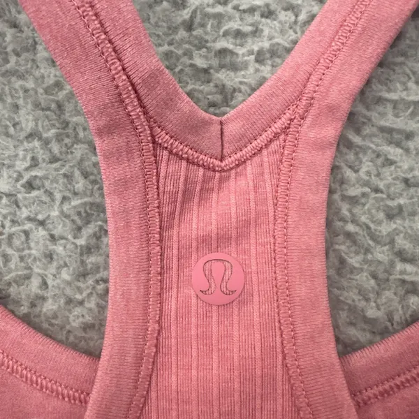 Lululemon Ebb To Street Tank Top Pink Athletic Athleisure Yoga Women's 6 - Image 3