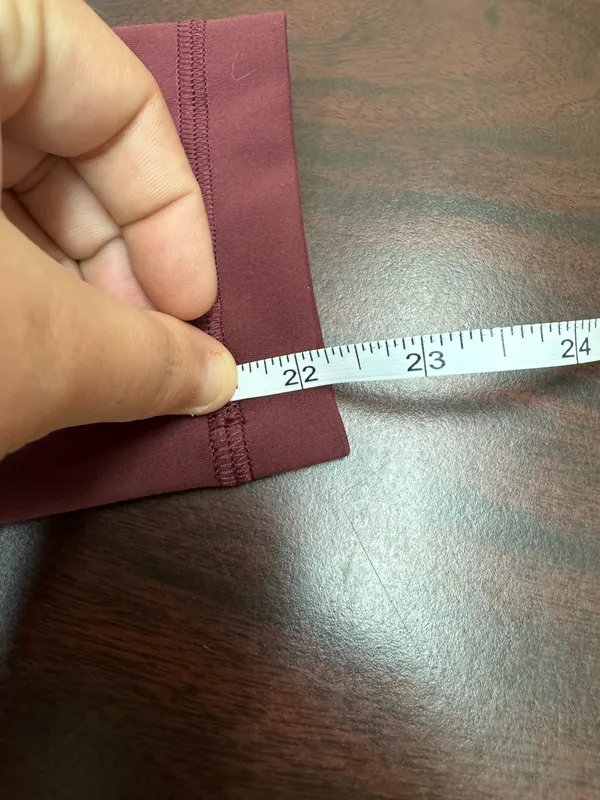 Lululemon Burgundy Leggings Size 0 - Image 5