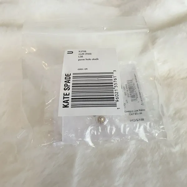 NWT Kate Spade Spot The‎ Spade Pave Halo Spade Studs - Image 6
