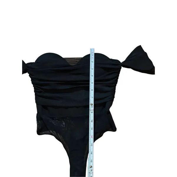 Windsor women’s black off-the-shoulder bodysuit‎ sz S - Image 7