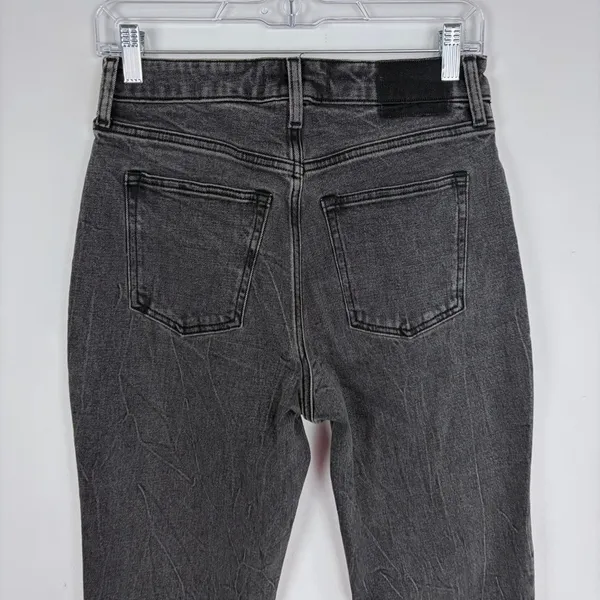 Abercrombie &‎ Fitch The Mom High Rise Jean Curve Love Black Denim Size 26/2 - Image 7