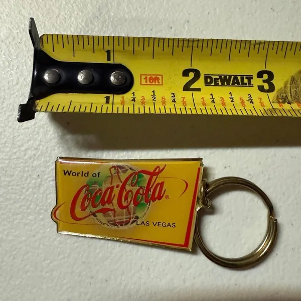 Vintage Coca Cola Las Vegas Keychain 1997 - Image 4