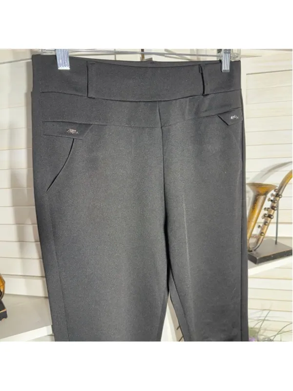 New Mix Black career office ponte pants stretchy resort cruise cocktail goth alt travel - Image 3