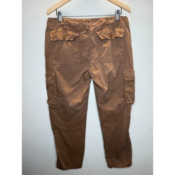 FRAME Cargo Pants Women 31 Washed Latte Straight Leg Utility RUSPT586 - Image 5