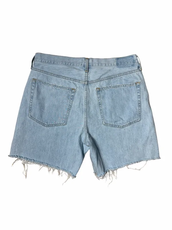 Etica Revolve Light Wash Distressed Denim Shorts Womens 30 - Image 9
