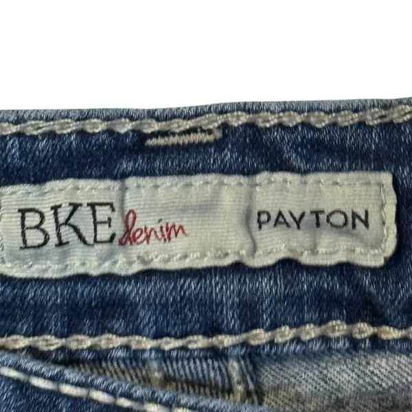 Buckle Women's Jeans Distressed Payton Skinny Hi-Rise Stretch Denim Navy Blue 28L‎ - Image 6