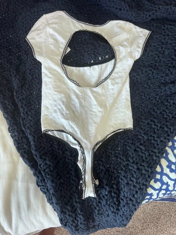 White Nasty Gal Bodysuit - Image 3