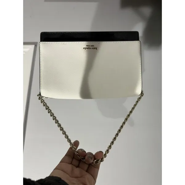 Kate Spade New York Cameron Convertible Crossbody Bag Multicolor White‎ Black Y - Image 3