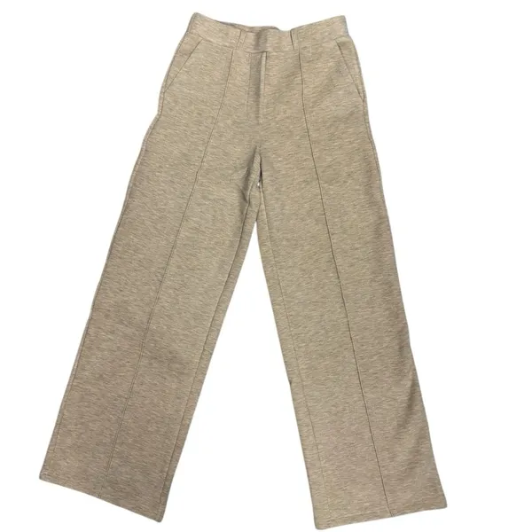 NWT OGL FuzzLuxe High Rise Straight Leg Pull On Pleated Pants Medium Morganite - Image 3