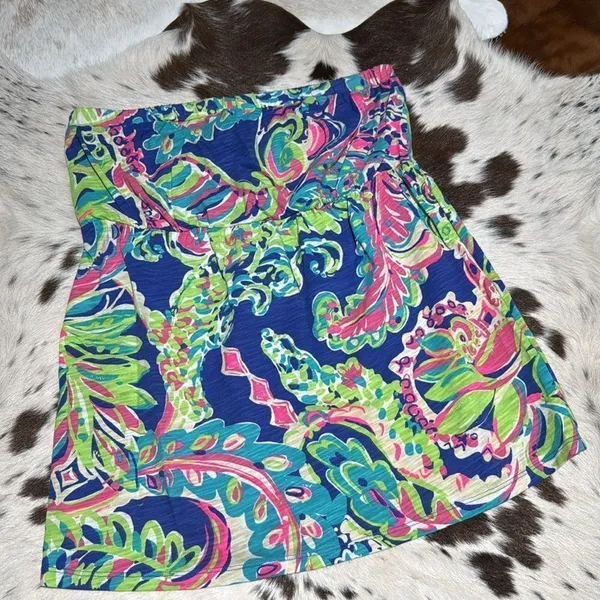 Lilly Pulitzer‎ "Toucan Play" Strapless Top - Image 2