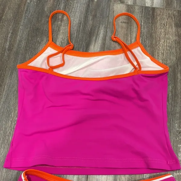 Sea Folly fuchsia Tankini - Image 3
