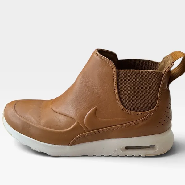 Nike Air Max Thea Mid Brown Leather Chelsea Boot Sneakers 859550-200 Womens 6 - Image 2