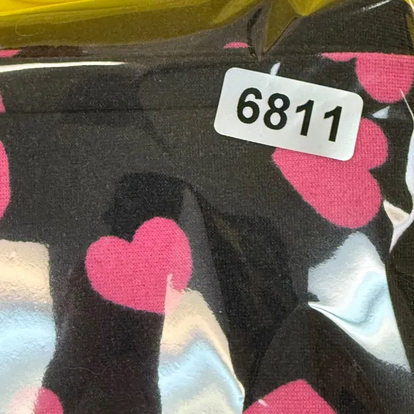 Kate Spade New York Womens Small‎ Pajama Pants Black Pink Heart Print Sleepwear - Image 9
