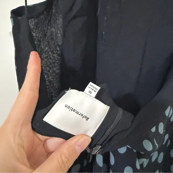 Reformation Noele Dress Maxi Size 10 - Image 7