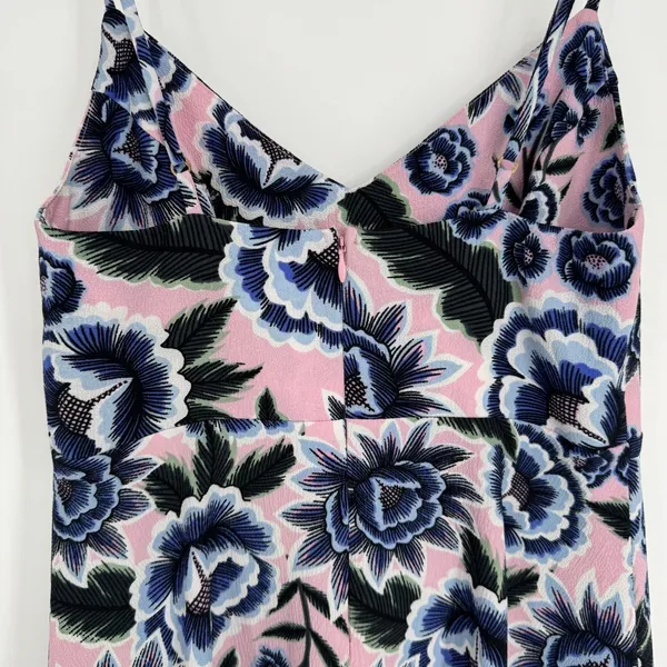 Show Me Your Mumu Floral‎ Mini Dress Medium Pink Blue Fit & Flare Boho Spring - Image 8
