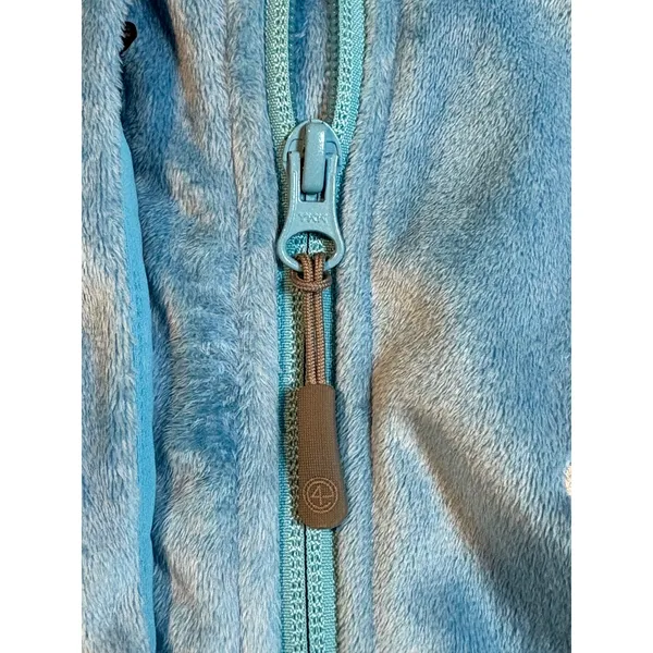 Peter‎ Millar Full Zip Fleece Vest Womens M Blue Sea Island Golf Warmth Hybrid - Image 13
