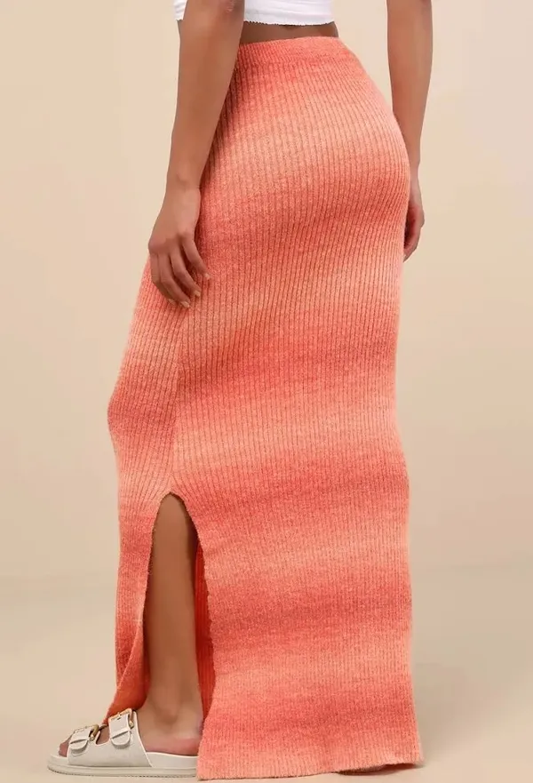 Lulus Knit Maxi Skirt - Image 2