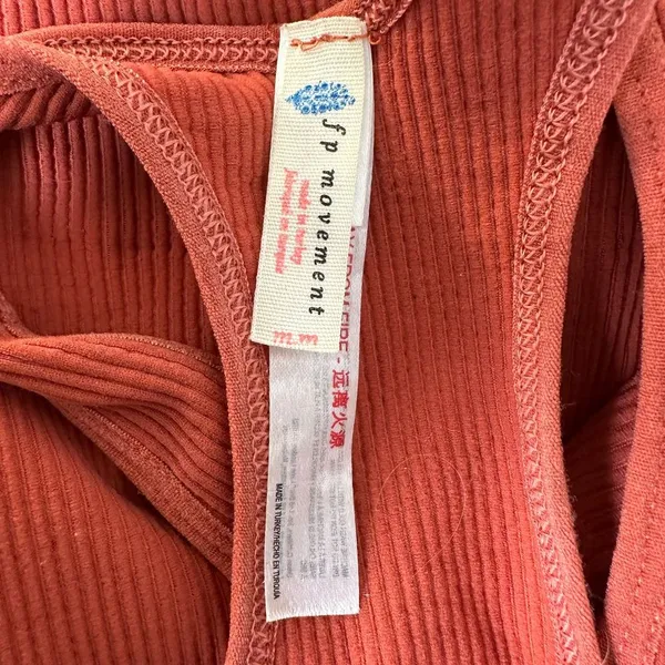FP Movement Free Throw Crop OB916007 Coral Pink Size Large - Image 7