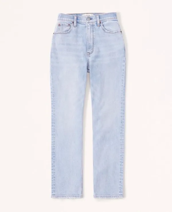 Abercrombie Curve Love Ultra High Rise Ankle Straight Jeans 29/8XS NWOT - Image 2