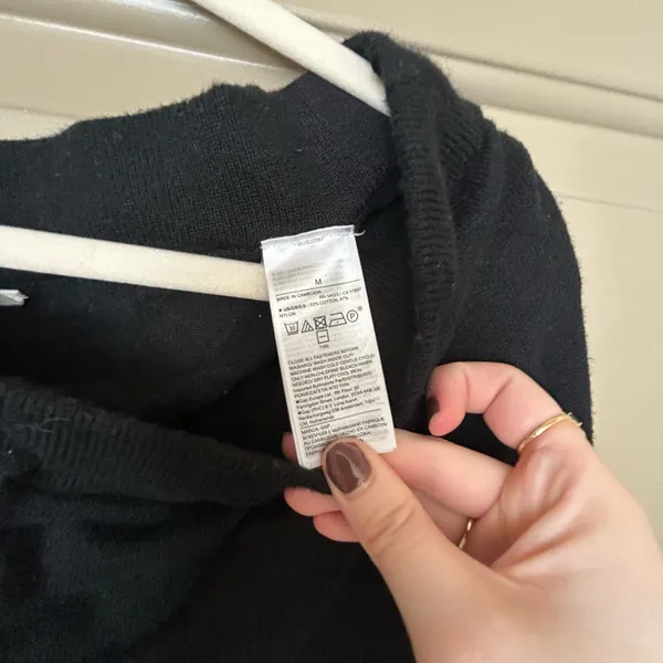 Gap Cashsoft Medium black hoodie  - Image 4