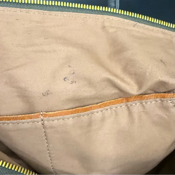HOBO Shiela Herb Olive Green Suede Leather Medium Satchel Crossbody Bag - Image 15